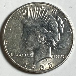 1935-S Peace Dollar Coin
